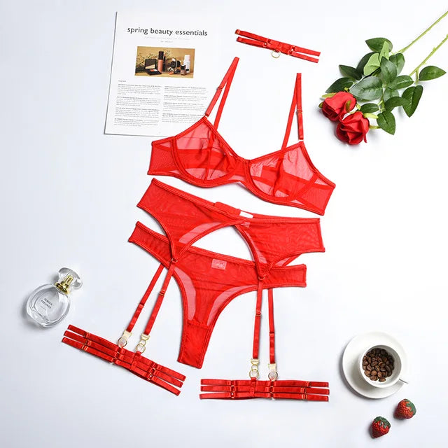 Set di Lingerie Iris 4 Pezzi